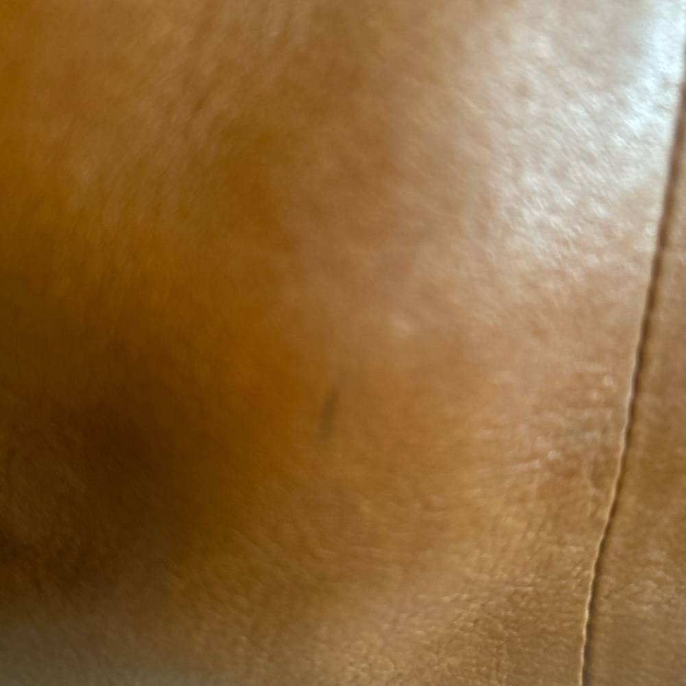 Tory Burch Chestnut Leather Embossed Logo Tote - Picture 4 of 6